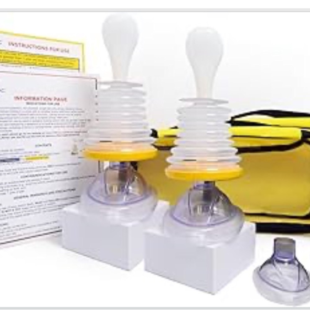 Authentic LifeVac Home Kit 2 Pack - Portable Suction Rescue Device